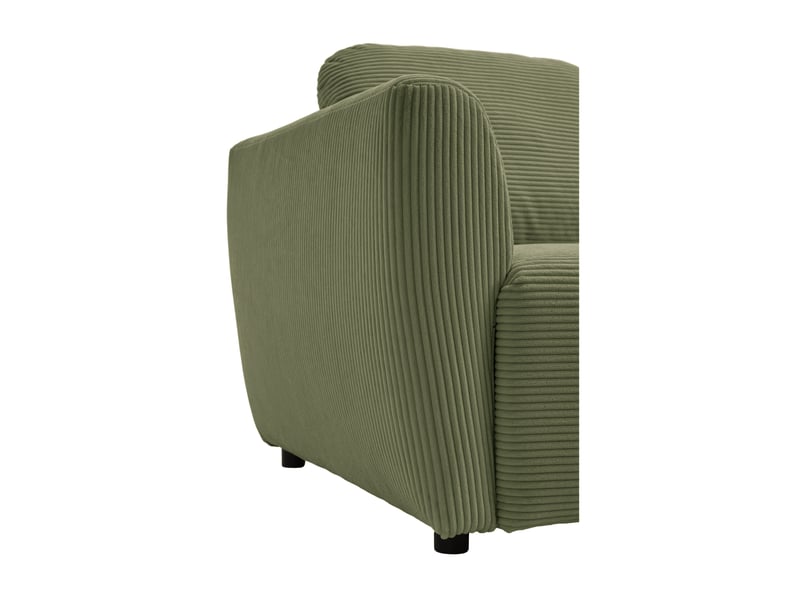  Canape droit fixe vert 2 places  - Conforama S