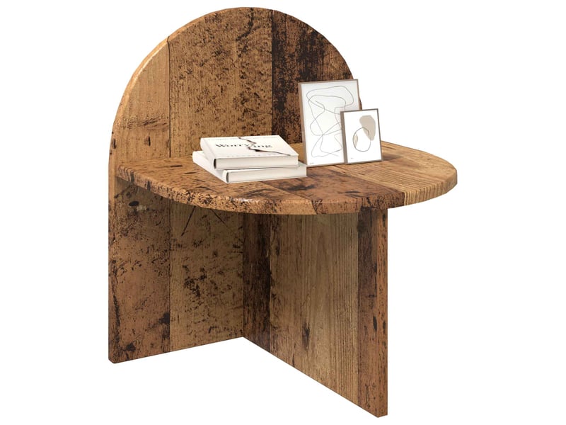  Table de chevet - cabinet de chevet - table de nuit 2 pc bois ancien 40 x 35,5 x 45,5 cm  - Conforama B