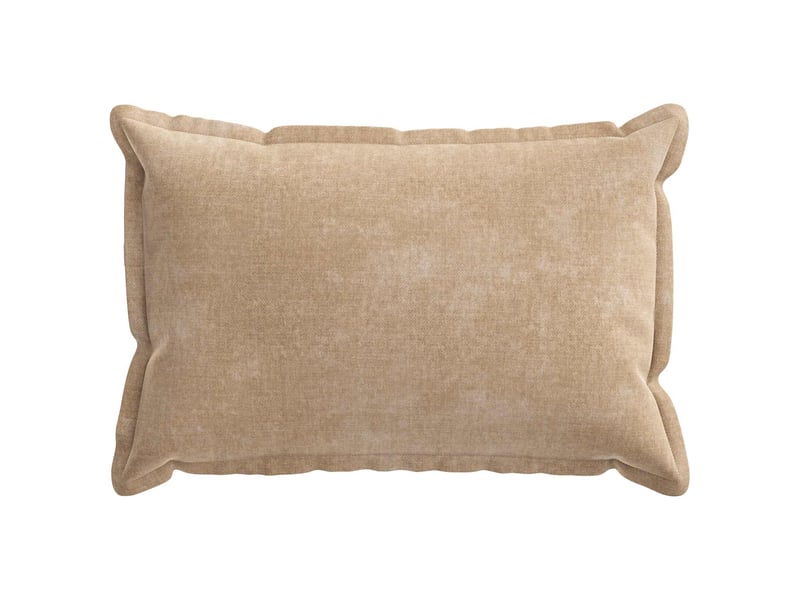 Lot de 2 housses de coussin houten taupe 30 x 50 cm tissu chenille cf49359 - Conforama C