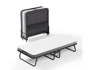 Lit simple 90x190 cm BEAOK   coloris noir