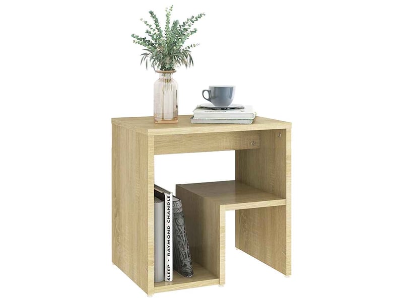 Table de chevet - cabinet de chevet - table de nuit chêne sonoma 40x30x40 cm bois d'ingénierie - Conforama D