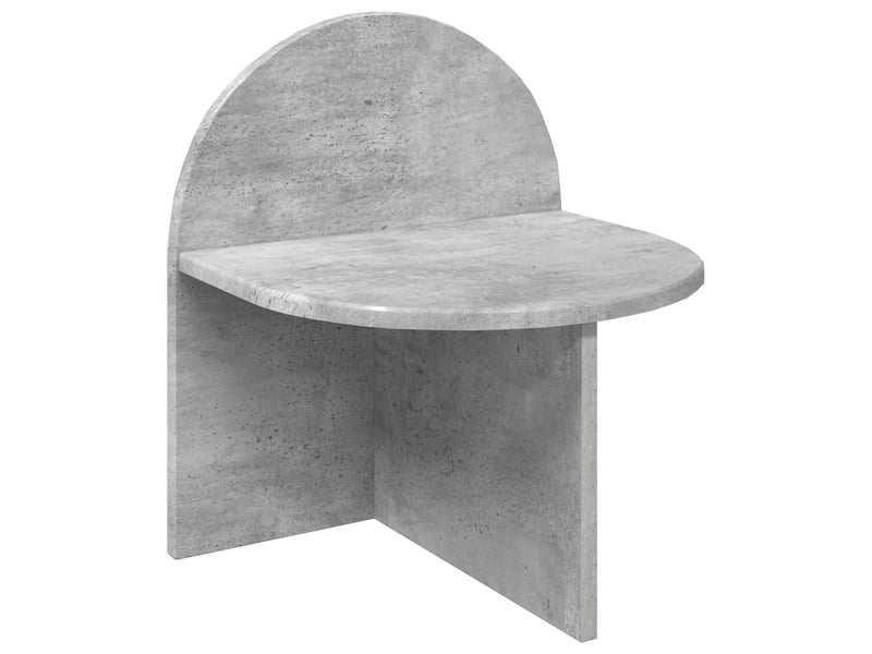  Table de chevet - cabinet de chevet - table de nuit gris béton 40 x 35,5 x 45,5 cm  - Conforama A
