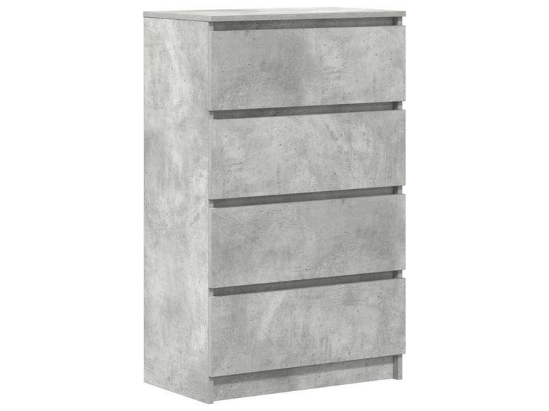  Buffet - bahut - meuble de rangement gris béton 60x35x98,5 cm bois d'ingénierie  - Conforama A