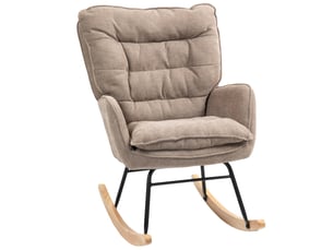 Fauteuil fixe <strong></strong> Coton / Polyester marron