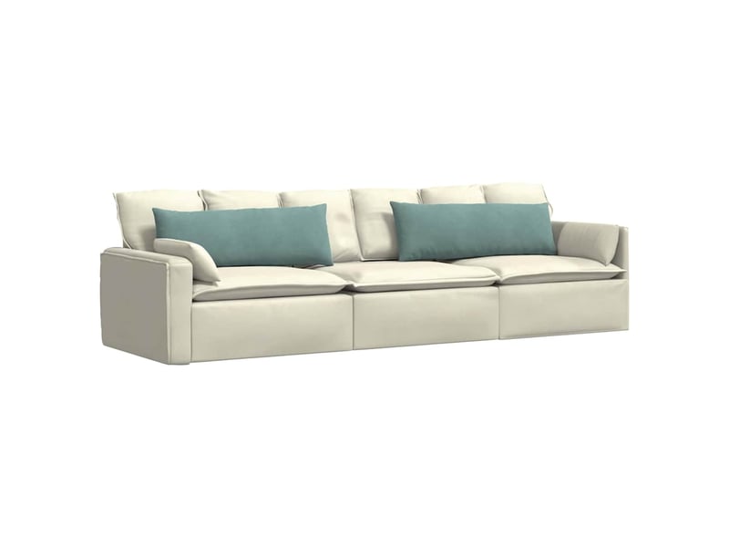  Lot de 2 coussins de canapé, coussins décoratifs vert mer 120 x 40 cm cf59209  - Conforama C
