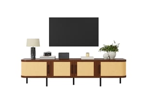 Meuble tv coloris marron 180 cm COVREO   