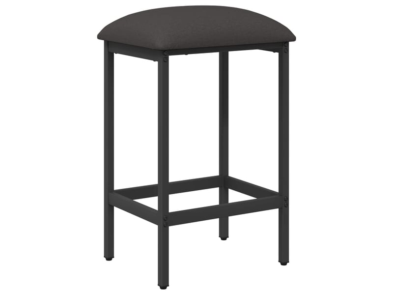  Tabouret de bar, chaise de bar gris foncé 40x32x74 cm bois d'ingénierie shl61066  - Conforama A