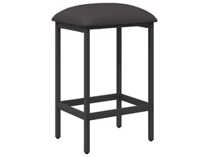 Tabouret de bar, chaise de bar gris foncé 40x32x74 cm bois d'ingénierie shl61066
