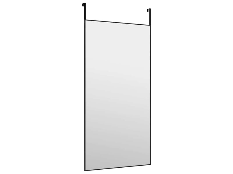  Miroir de porte, miroir décoratif noir 50x100 cm verre et aluminium cf62728  - Conforama C
