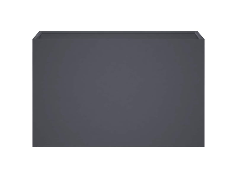  Jardinière - cache-pot de jardin 2 pcs anthracite 80 x 30 x 50 cm  - Conforama D