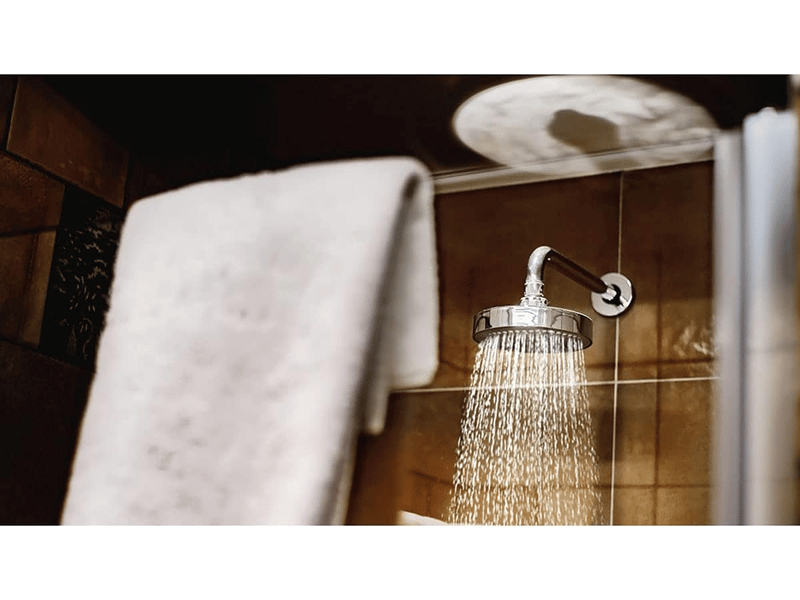  Pommeau de douche rond à effet pluie, pommeau de douche rond chromé haute pression (grand diamètre 190 mm)  - Conforama E