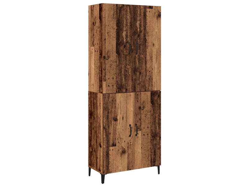 Buffet - haut armoire 2 pc bois ancien 69,5 x 34 x 180 cm - Conforama A