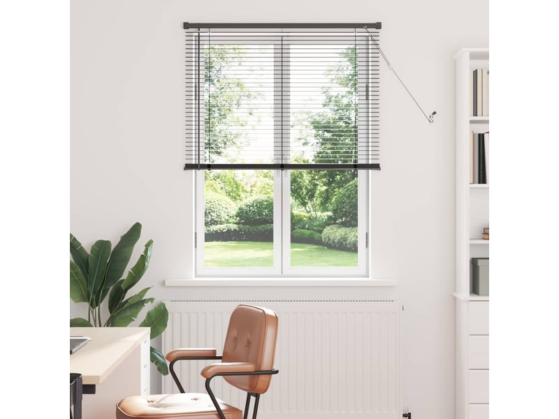  Store vénitien, store de fenêtre gris argenté 150 x 70 cm 25 mm pvc cf47847  - Conforama B