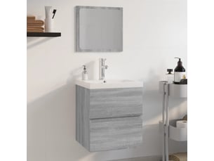 Meubles de salle de bain, armoire salle de bain sonoma gris bois d'ingénierie cf65466