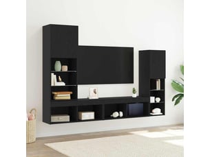 Meuble tv coloris noir 80 cm <strong></strong>  <strong></strong>
