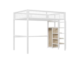 Lit mezzanine 140x200 cm SOGEU   coloris bicolore