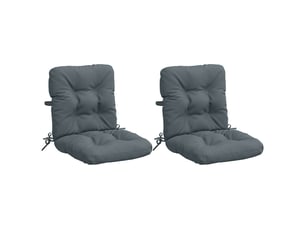 Lot de 2 coussins de chaise à dossier haut vianen cf59303
