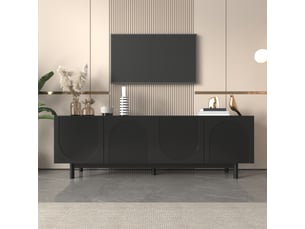 Meuble tv coloris noir  <strong>OOIILLEE</strong>  <strong></strong>