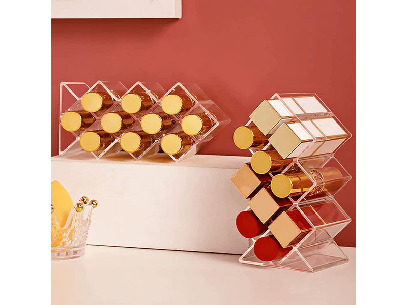  2 pièces rangement rouge a levre, organisateur de rouge à lèvres support présentoir conteneur, boîte de rangement rouge à lèvres  - Conforama E