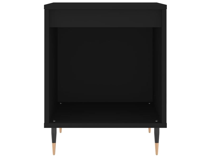  Lot de 2 tables de chevet - cabinet de chevet - table de nuit noir 40x35x50 cm bois d’ingénierie  - Conforama D