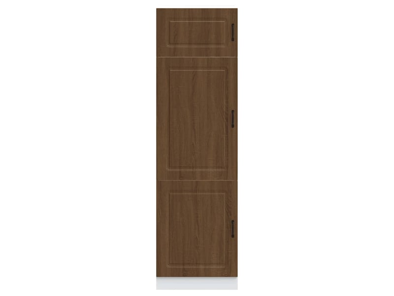  Meuble de rangement, armoire de cuisine kalmar chêne marron bois d'ingénierie shl1573  - Conforama C