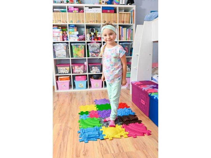  Tapis sensoriel muffik ensemble huge 2 - 16 pièces MFK-027-01 - Conforama E
