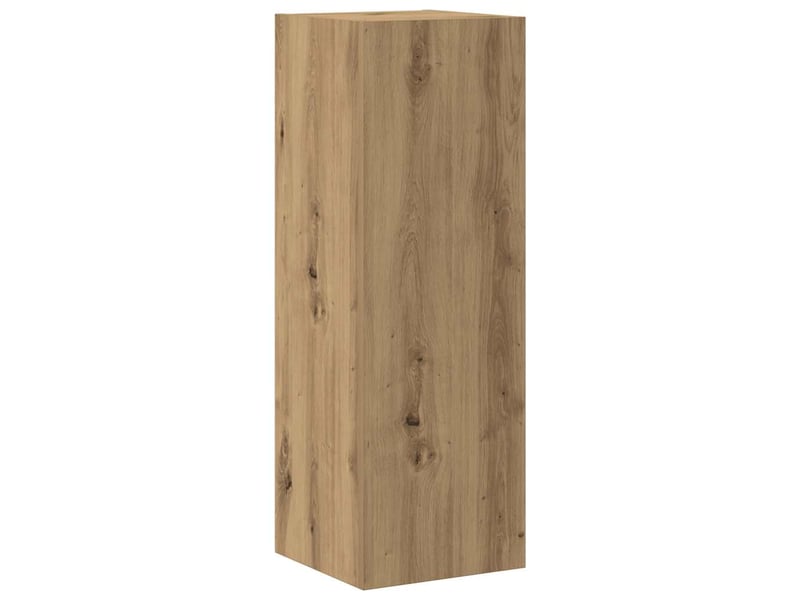  Lot de 4 meuble tv mural, meuble tv suspendu chêne artisanal bois d'ingénierie shl61362  - Conforama D
