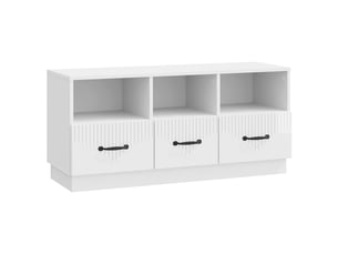 Meuble tv coloris blanc 102 cm <strong></strong>  <strong></strong>