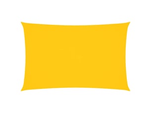 Voile de parasol - voile d'ombrage tissu oxford rectangulaire 2,5x5 m jaune