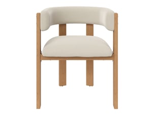 Lot de 6 chaises de salle à manger 47x48x72,5 cm, beige+naturel, garnissage épais, meuble cuisine, meuble salon, métal