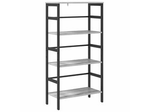 Étagère 3 niveaux, étagère de rangement 60 x 29,5 x 115 cm bois d'ingénierie shl5107