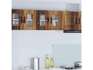Meuble mural de cuisine | armoire de cuisine bois ancien 60x31x40cm