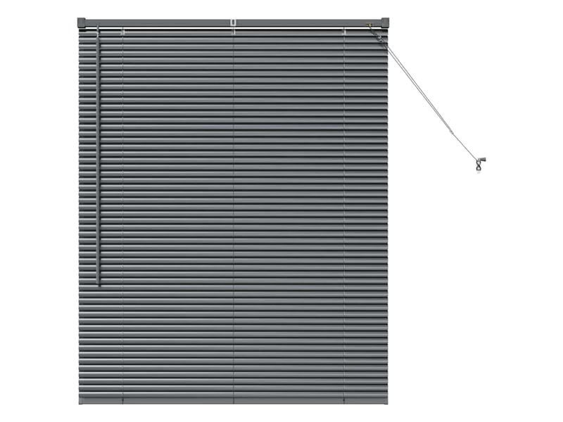  Store vénitien, store de fenêtre gris foncé 130 x 100 cm 25 mm aluminium cf47863  - Conforama A