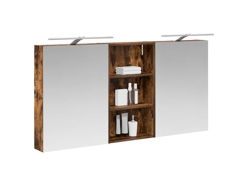  Ensemble de meubles de salle de bain 3 pcs 140x14.5x70 cm shl4764  - Conforama C