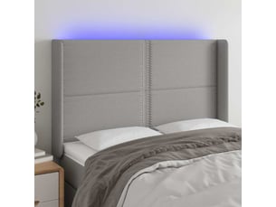 Tete de lit A poser largeur 147 cm <strong></strong> <strong></strong> argenté
