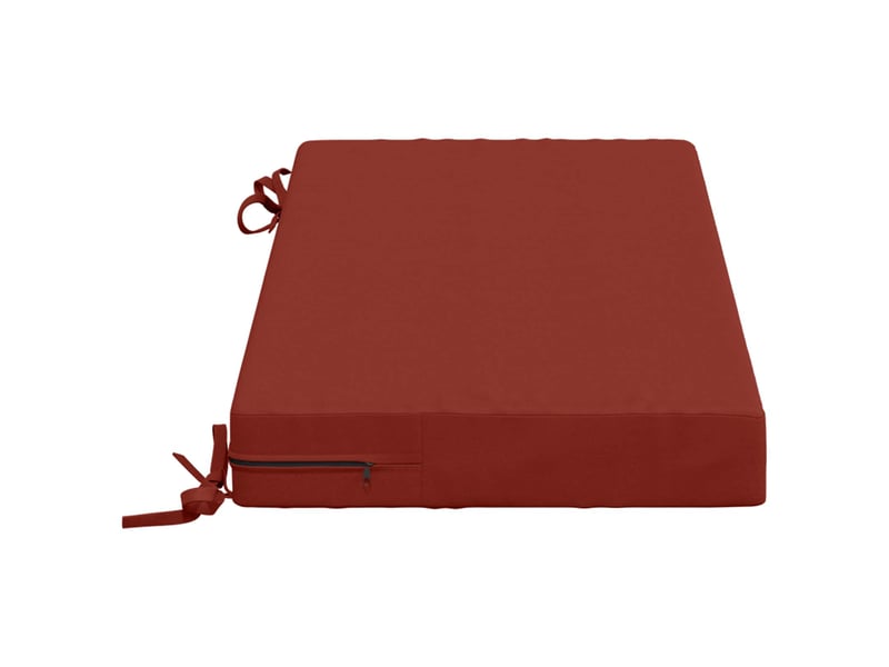  Coussin de banc, coussin d'assise, coussin de canapé soest 100 % polyester rouge 60 x 40 x 8 cm cf53534  - Conforama D