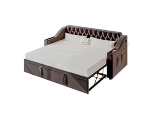 Lit simple 90x190 cm PHOEBE CAT   coloris gris