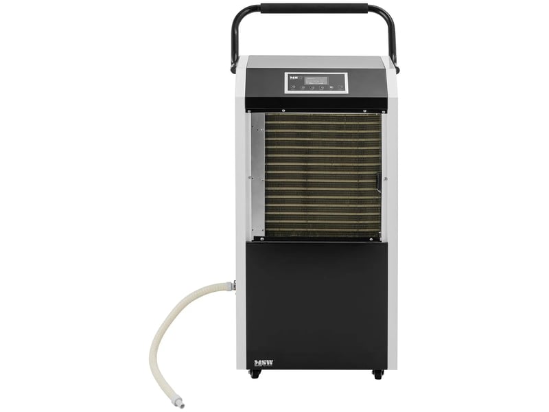  Déshumidificateur professionnel 138 litres 24 heures 70 100 m² 1129 m³h avec poignée acier blanc 14_0008876  - Conforama E