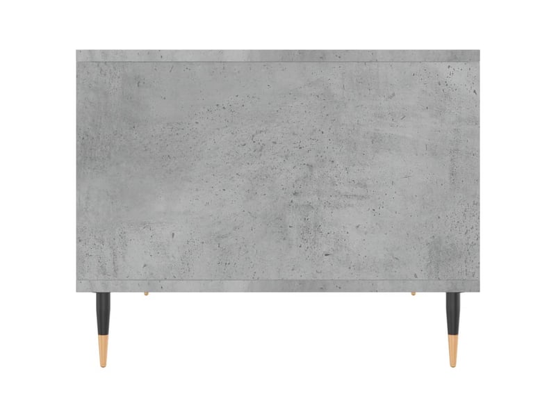  Table basse rectangulaire | table de salon gris béton 60x50x40 cm bois d'ingénierie shl6228  - Conforama E