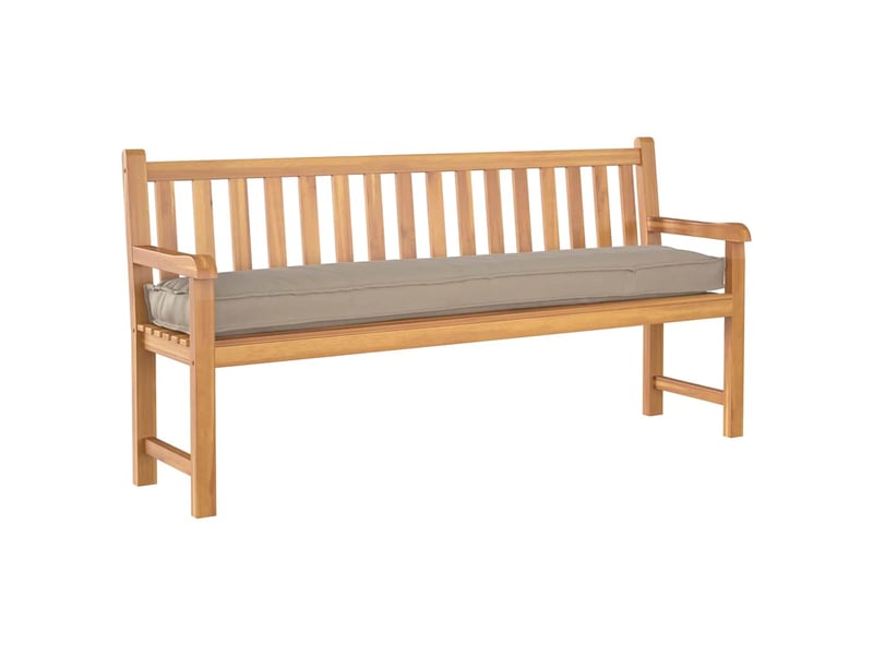  Coussin de palette, coussin de chaise, coussin de canapé tissu oxford taupe 200 x 40 x 8 cm cf55477  - Conforama C
