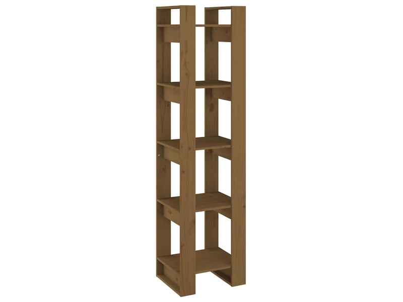 Bibliothèque, séparateur de pièce marron miel 41x35x160 cm pin - Conforama A