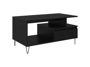 Table basse rectangulaire coloris noir  