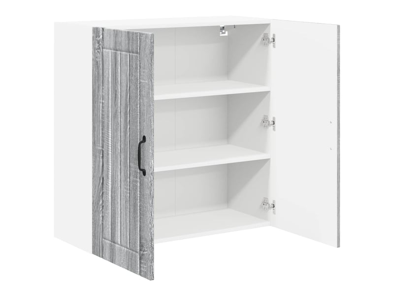  Meuble mural de cuisine, armoire de cuisine sonoma gris 80x31x80cm  - Conforama E