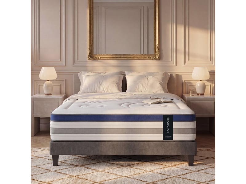  Matelas mémoire de forme - 30 cm - quintessence 80x200 cm - blanc 3MA507.0820 - Conforama B