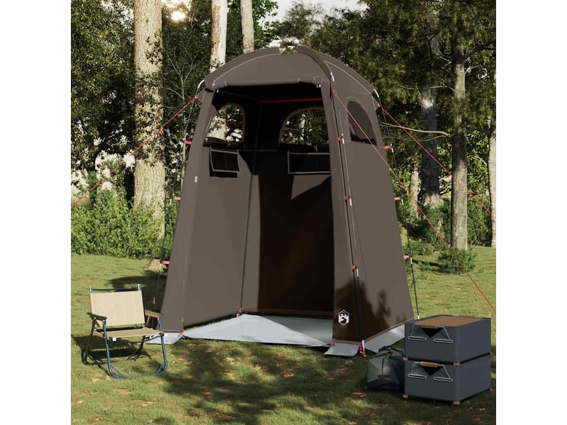  Tente de douche, cabine de douche marron imperméable shl43405  - Conforama C