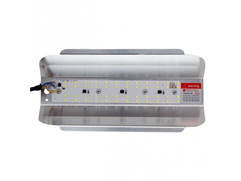 Fabrilamp proyector projecteur led 50 w, 6500 k, métal nickel 99.3568-RF - Conforama C