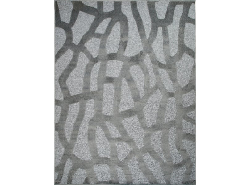  Tapis relief graphique gris 160x230  - Conforama B