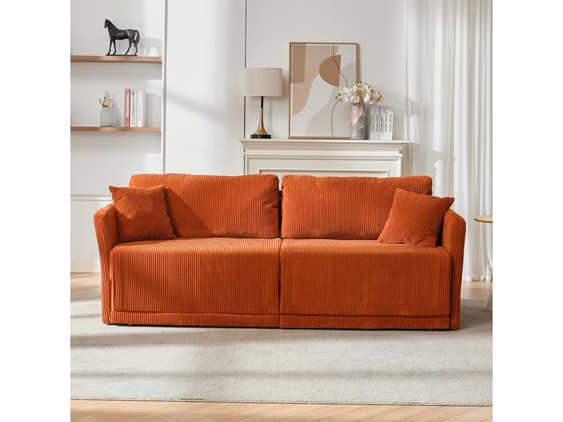  Canapé convertible, canapé-lit, en tissu, pliable, design moderne, pour salon et séjour, adapté à l'espace de vie  - Conforama R