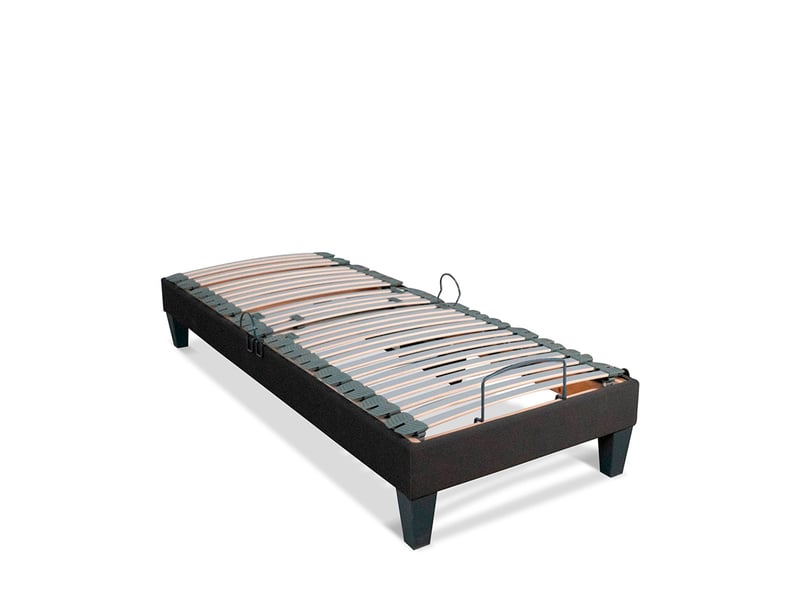  Ensemble matelas mémoire de forme absolu avec sommier amiral 90x200 cm 4BP.AB.C.SOLO.0920 - Conforama C