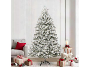 Sapin de noël - arbre de noël artificiel 240 cm 300 led blanc chaud